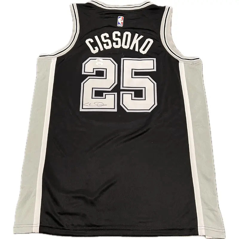 Sidy Cissoko signed jersey PSA/DNA San Antonio Spurs Autographed