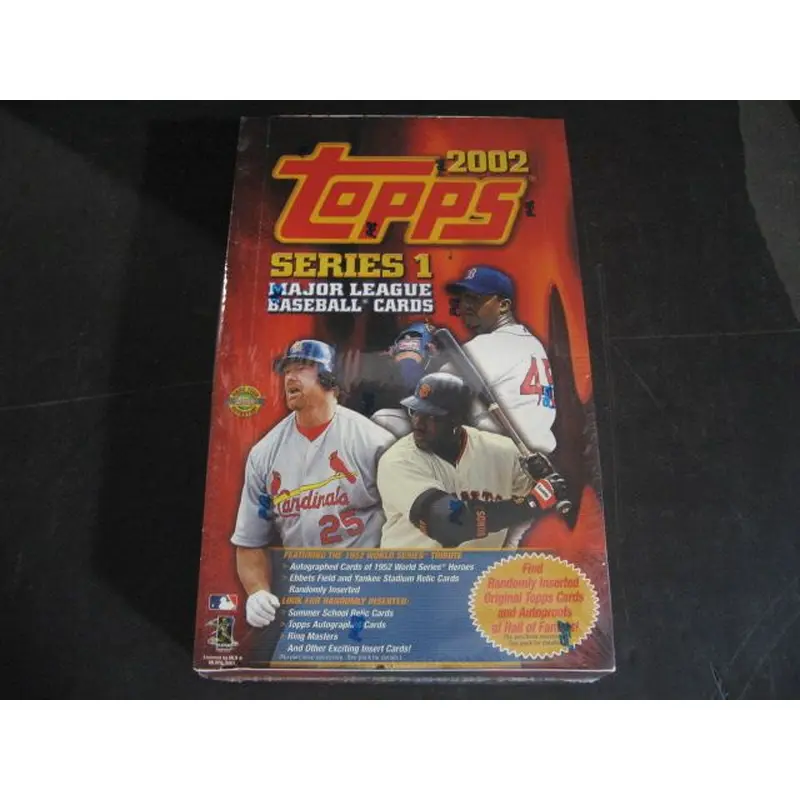 2002 Topps Baseball Series 1 Jumbo Box (HTA)