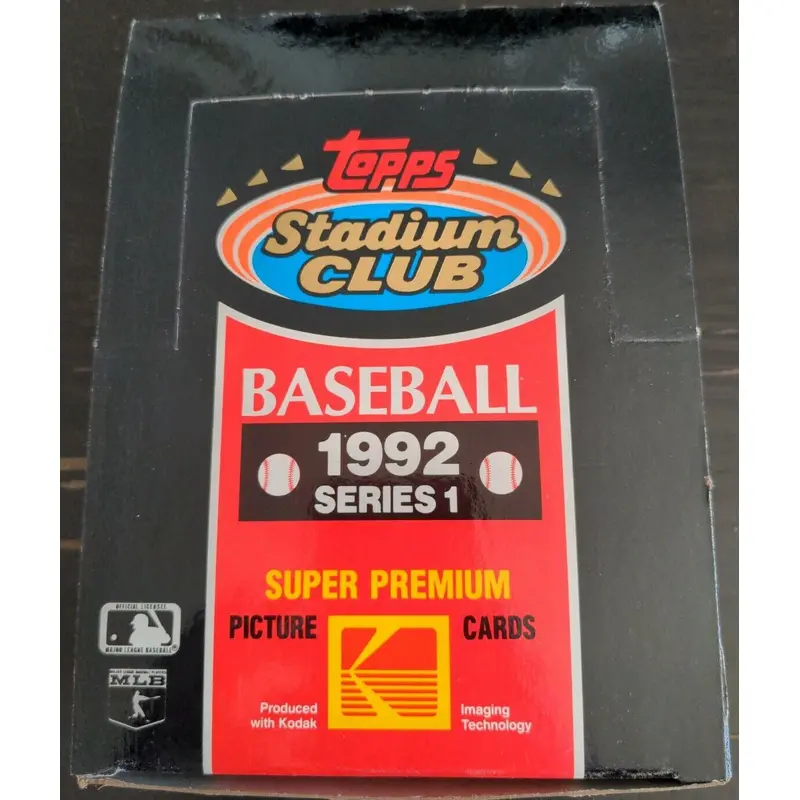 1992 Stadium Club Series 1 Baseball Box