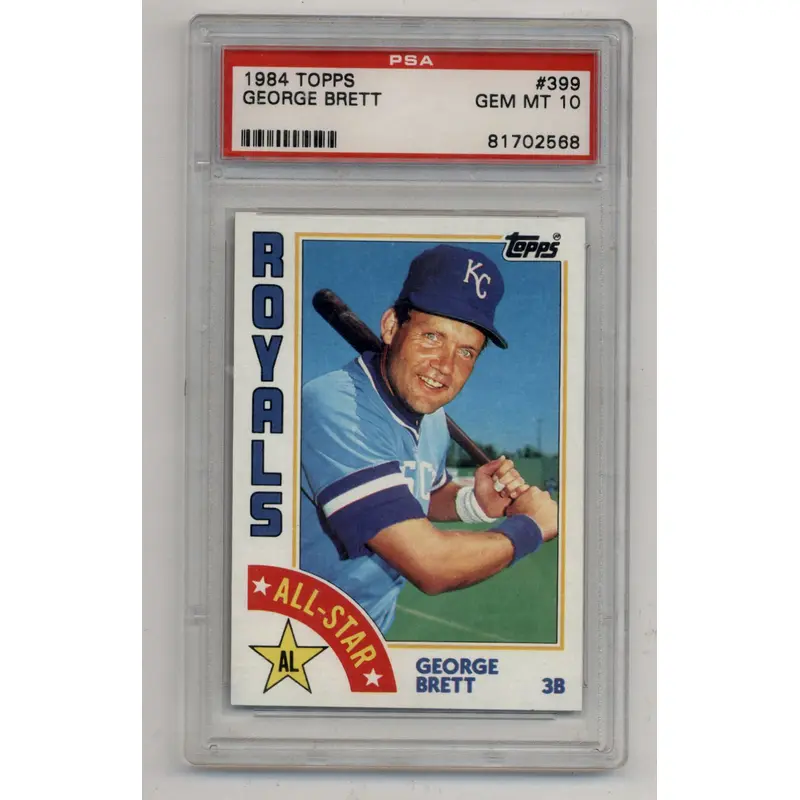 George Brett 1984 Topps #399 PSA 10 Gem Mint