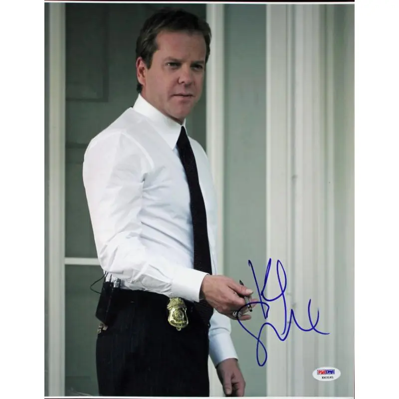 Kiefer Sutherland 24 Jack Bauer Signed Authentic 11X14 Photo PSA/DNA #K63181