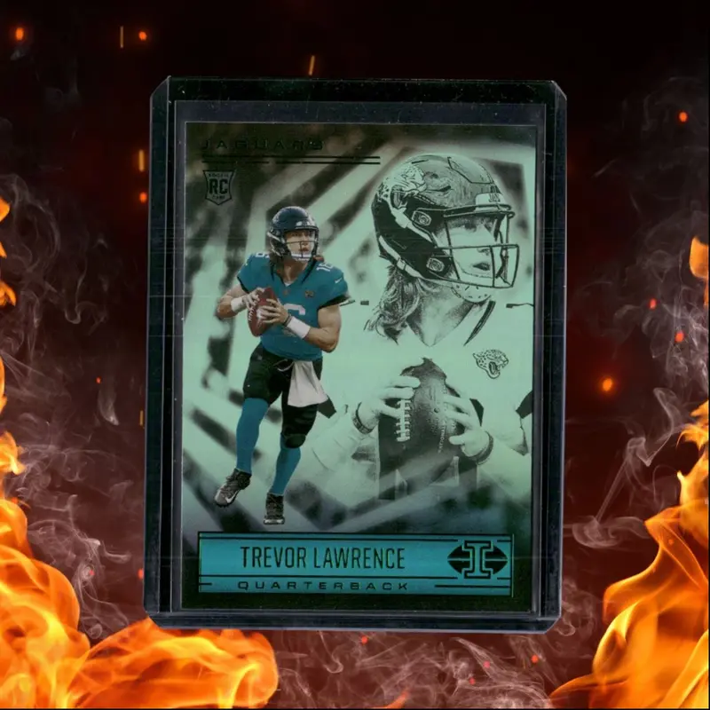 2021 Panini Illusions Trevor Lawrence Green Rookie #59