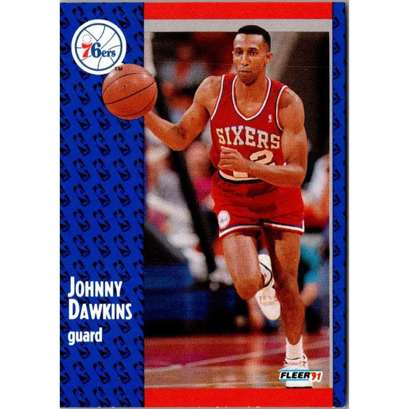 1991 Fleer Johnny Dawkins #152
