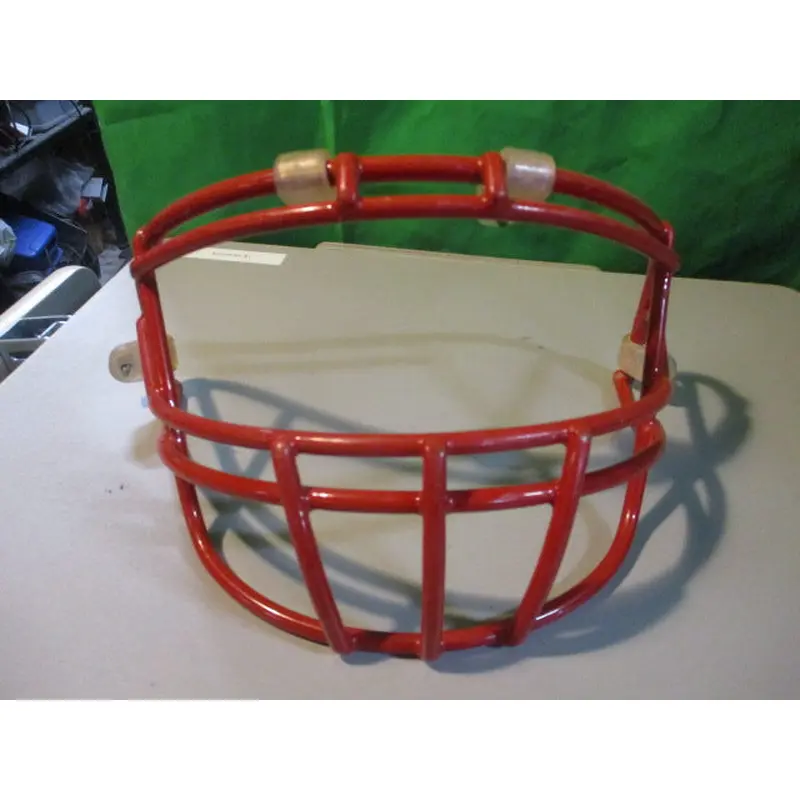 Used Xenith Red Football Helmet Facemask Adult XRS-22