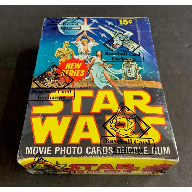 1977 Topps Star Wars Unopened Series 2 Wax Box (BBCE) (A14106)