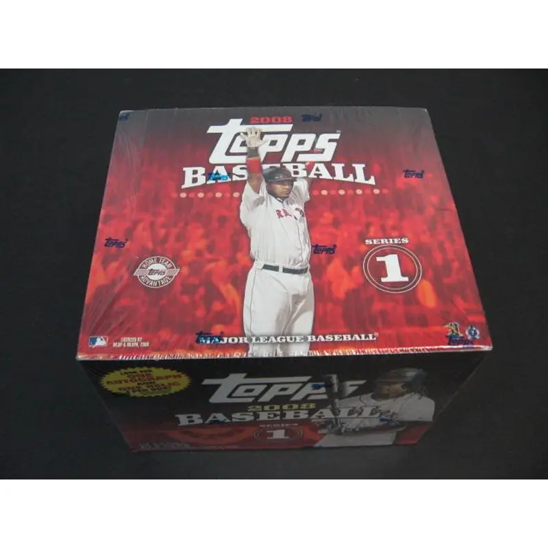 2008 Topps Baseball Series 1 Jumbo Box (HTA)