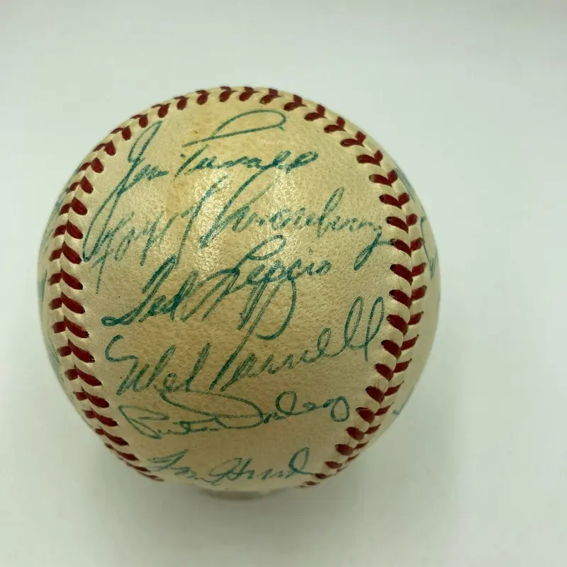 Beautiful 1956 Boston Red Sox Team Signed American League Baseball JSA COA