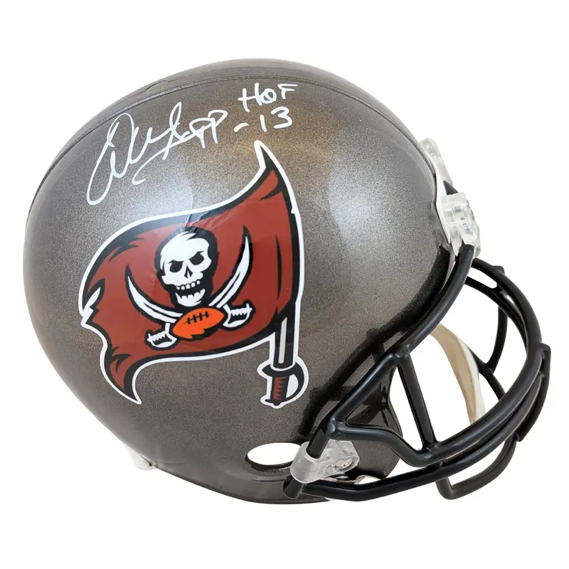 Buccaneers Warren Sapp "HOF 13" Authentic Signed Full Size Rep Helmet BAS Wit