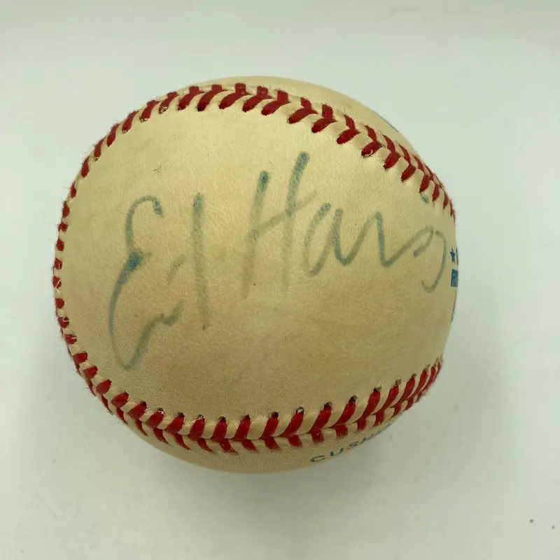 Ed Harris Signed Autographed Baseball Movie Star With JSA COA