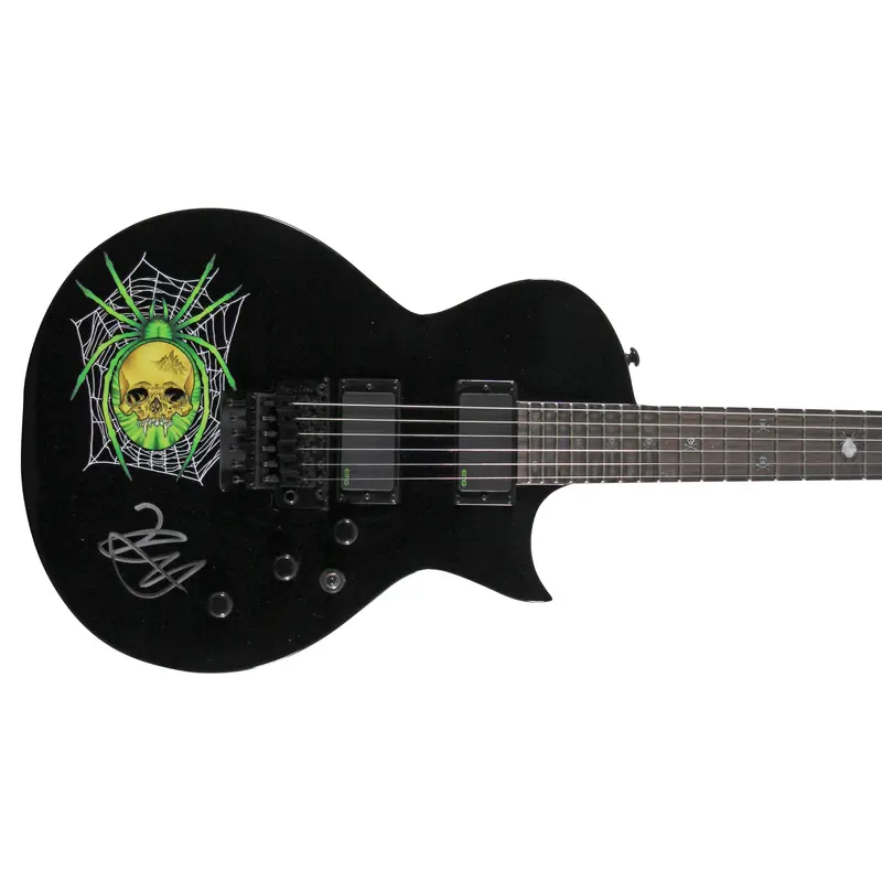 Kirk Hammett Authentic Signed EPS KH-602 Personal Model Guitar w/ Case BAS LOA