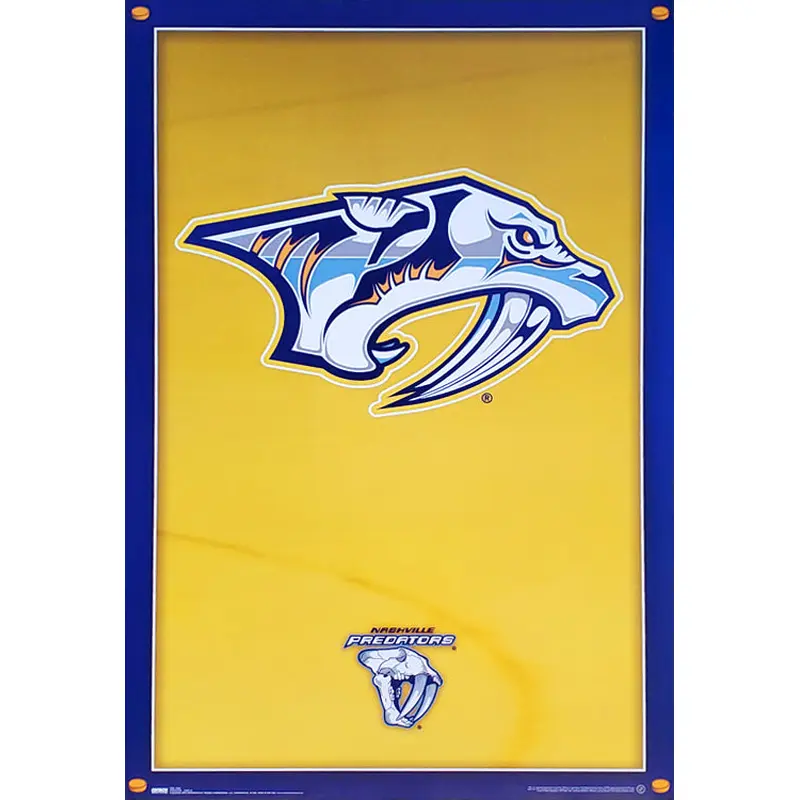 Nashville Predators Official NHL Hockey Team Logo Poster - Costacos Sports