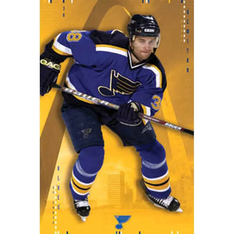 Pavol Demitra "Scoring Machine" St. Louis Blues Poster - Costacos 2003
