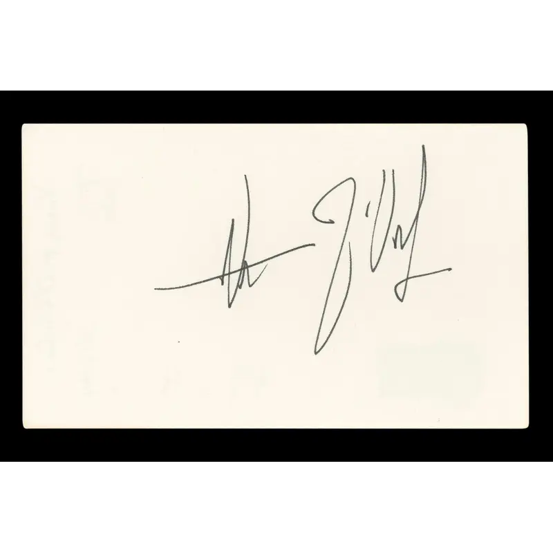 Vincent D'Onofrio Full Metal Jacket Authentic Signed 3x5 Index Card BAS #BL96397