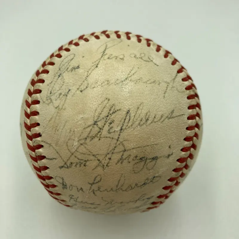 1952 Boston Red Sox Team Signed Official American League Baseball