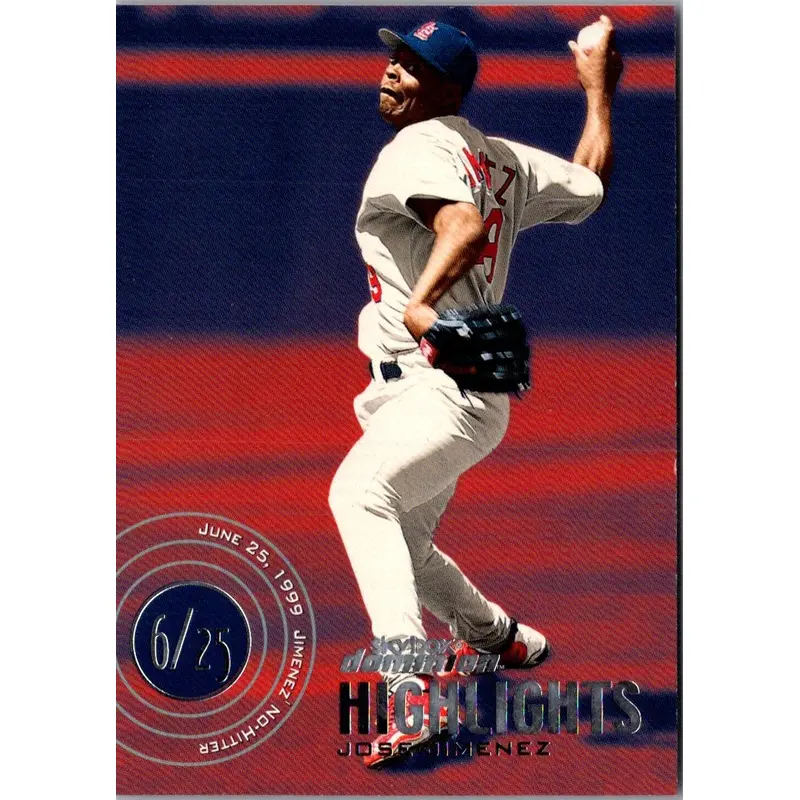 2000 SkyBox Jose Jimenez #15