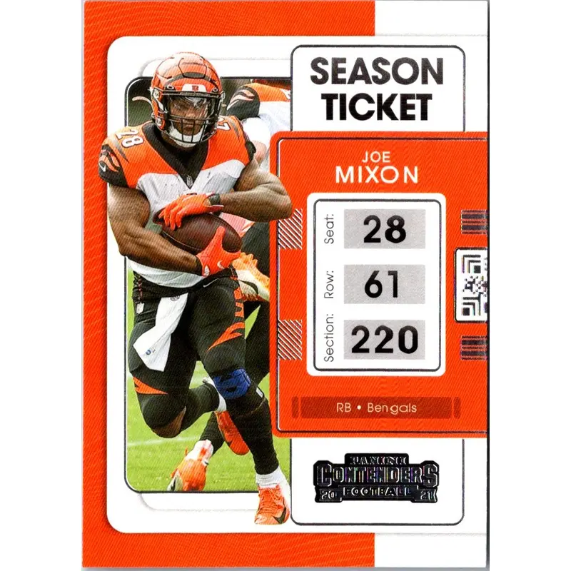 2021 Panini Contenders Red Zone Joe Mixon #21