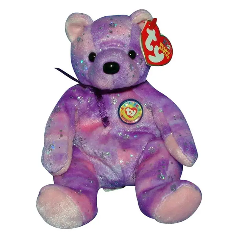 Clubby VI the Bear (Purple/Pink)