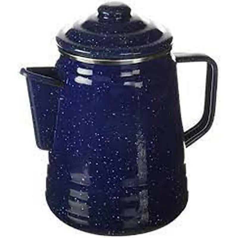 New Coleman 9-Cup Enamel Percolator