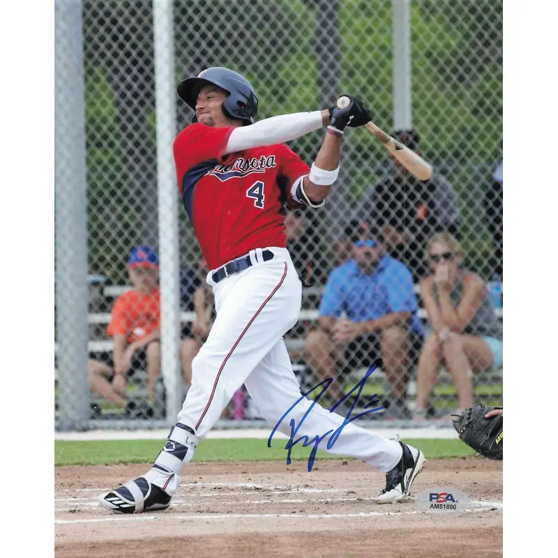 ROYCE LEWIS signed 8x10 photo PSA/DNA Minnesota Twins Autographed