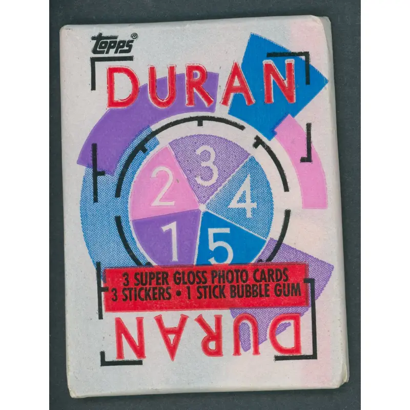 1985 Topps Duran Duran Unopened Wax Pack