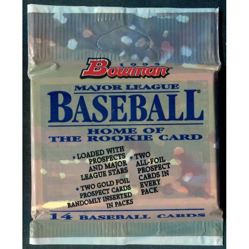 1995 Bowman Baseball Unopened Jumbo Hanger Pack (14)
