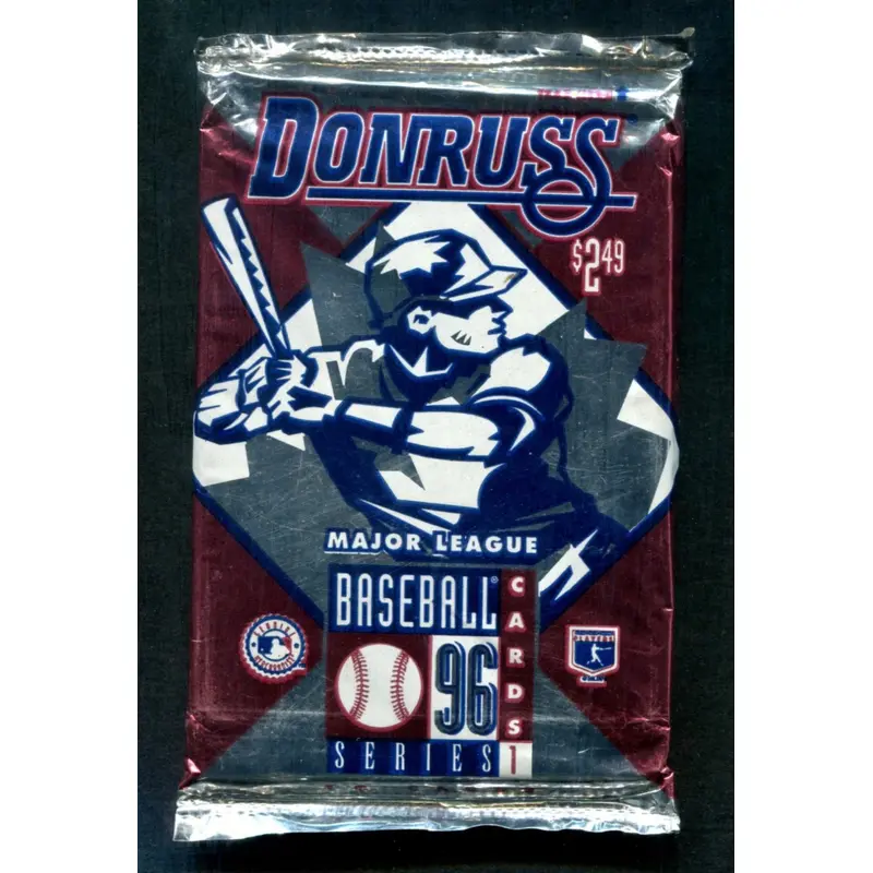 1996 Donruss Baseball Unopened Series 1 Pack (Pre-Priced)