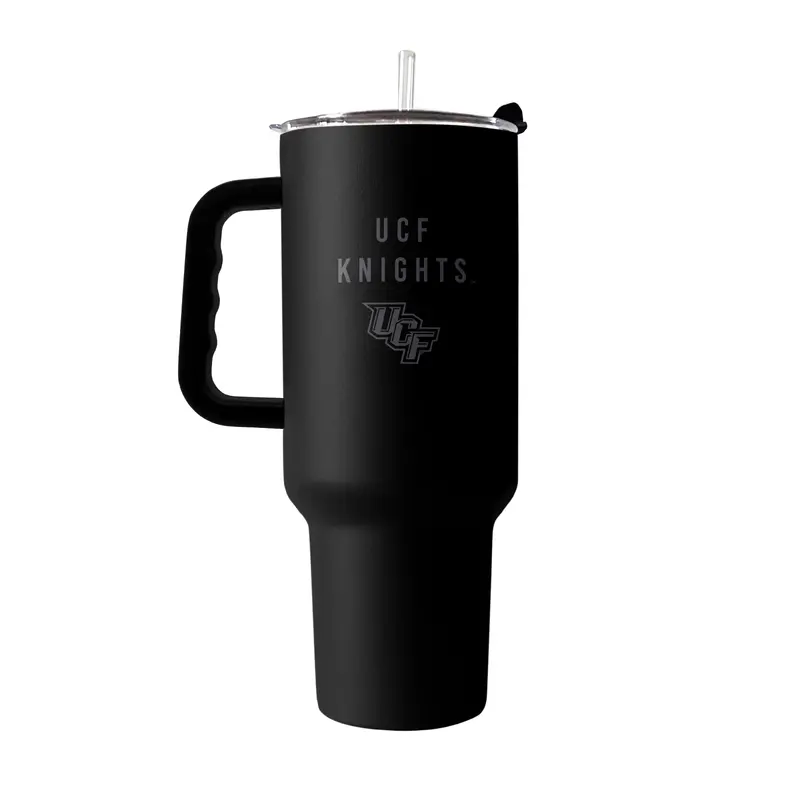 Central Florida 40oz Black Tonal Powder Coat Tumbler