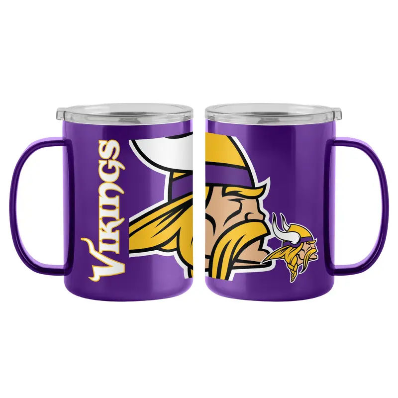 Minnesota Vikings 15oz Hype Stainless Mug