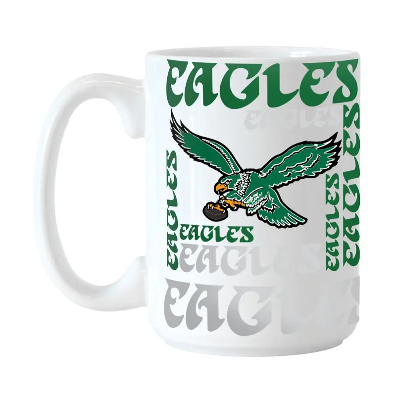 Philadelphia Eagles Retro 15oz Spirit Sublimated Mug