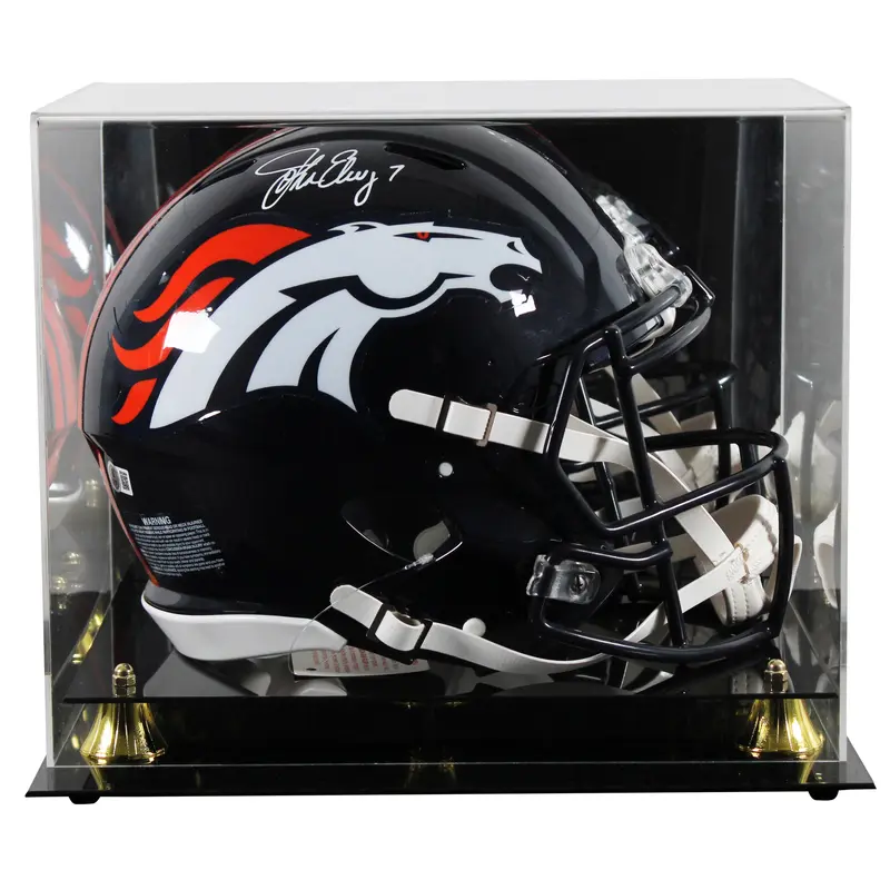 Broncos John Elway Signed Full Size Speed Proline Helmet w/ Case BAS Witnessed