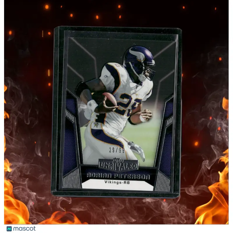 2010 Topps Unrivaled Adrian Peterson Black 29/99 #77