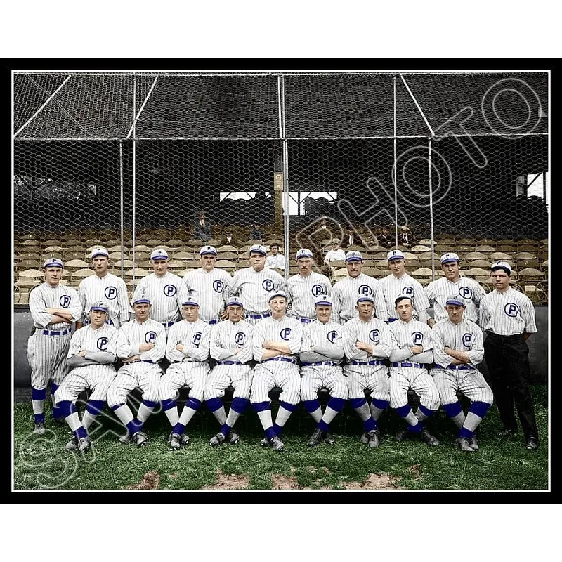 1914 Providence Grays Colorized 11X14 Photo - Babe Ruth Carl Mays Minor Leagues - 2179