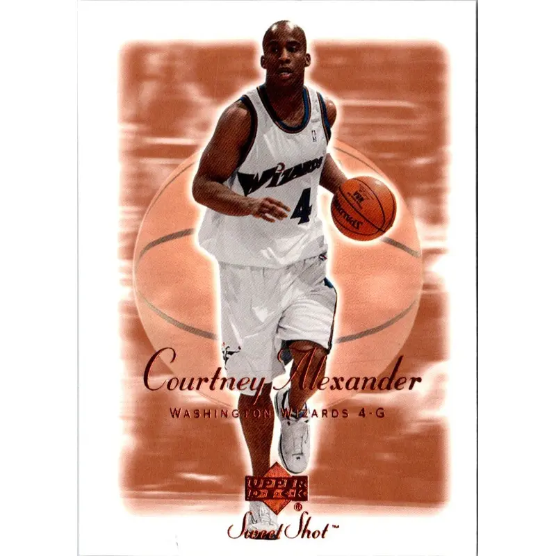 2001 Upper Deck Sweet Shot Courtney Alexander #89