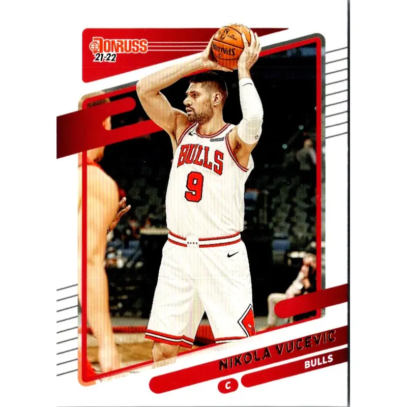 2021 Donruss Holo Red and Gold Laser Nikola Vucevic #155