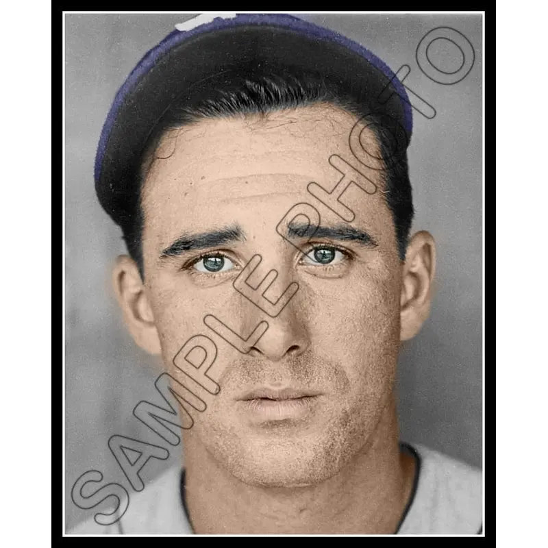 Hank Greenberg Colorized 8X10 Photo - Detroit Tigers - 383