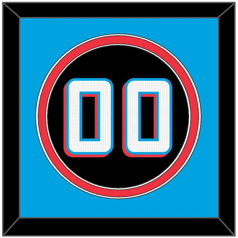 Miami Number - Alternate Black - Double Mat 3