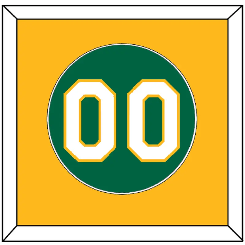 Oakland Number - Alternate Kelly Green - Single Mat 2