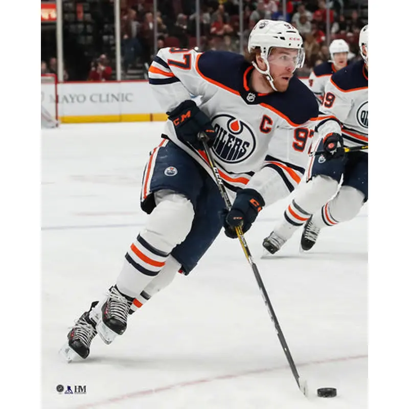 Connor McDavid "Action" Edmonton Oilers Premium NHL 16x20 Poster Print- Highland Mint