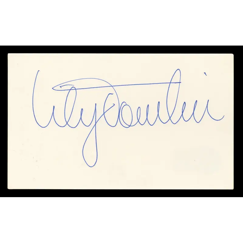 Lily Tomlin Grace and Frankie Authentic Signed 3x5 Index Card BAS #BL98474