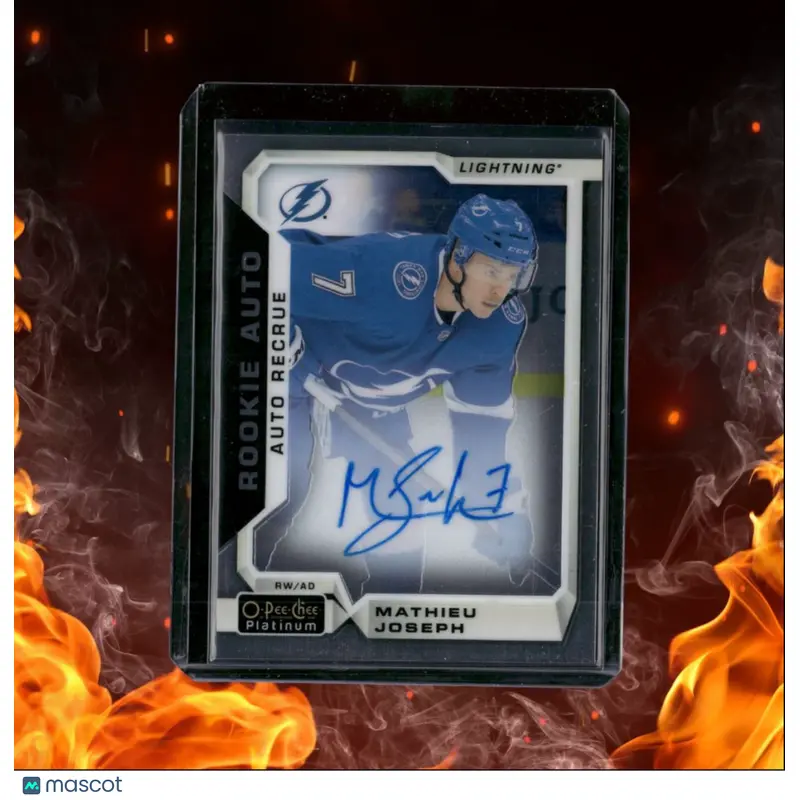 2018-19 O-Pee-Chee Platinum Mathieu Joseph Rookie Auto #R-MJ