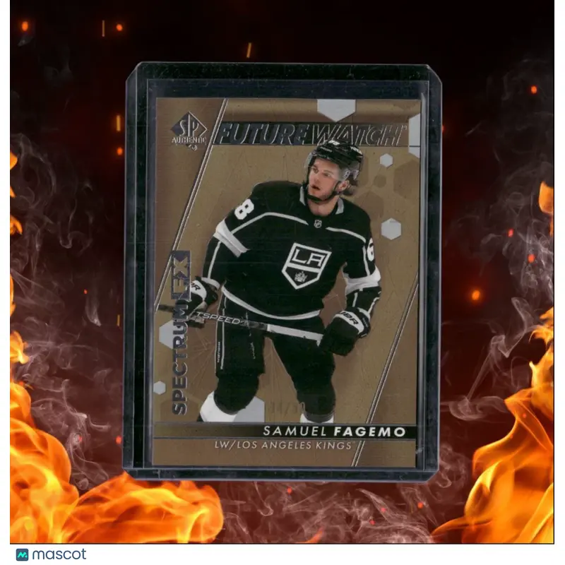 2022-23 SP Authentic Samuel Fagemo Future Watch Spectrum FX Gold Rookie 34/50