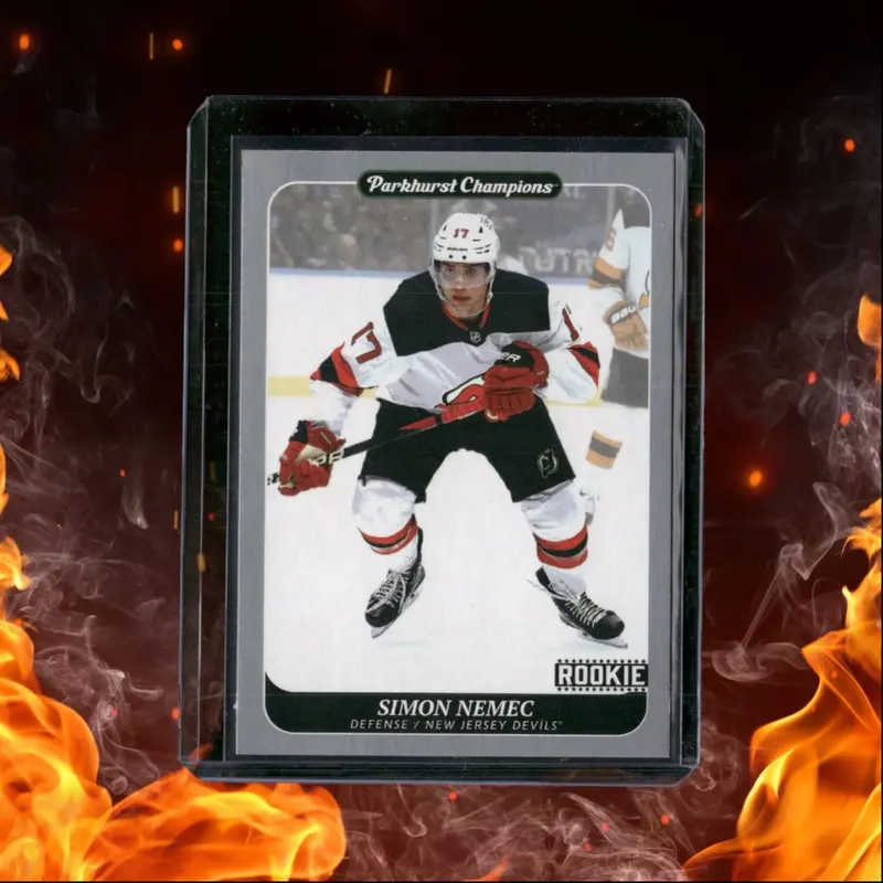 2023-24 Parkhurst Champions Simon Nemec Silver Rookie #16