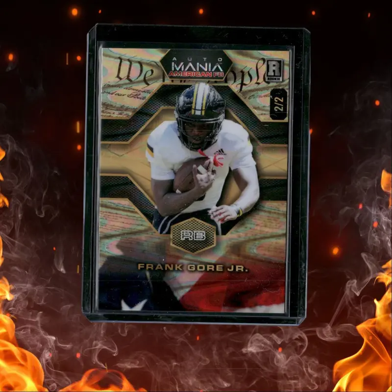 2024 Wild Card Auto Manina American FB Frank Gore Jr. Lava Holo-Lux Rookie 2/2