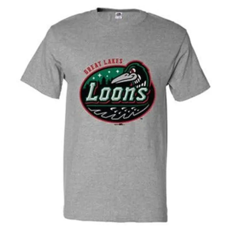 Great Lakes Loons Gray Primary Tee - Adult