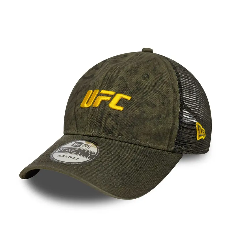 UFC Ultimate Fighting Oil Wash Green 9TWENTY Adjustable Cap