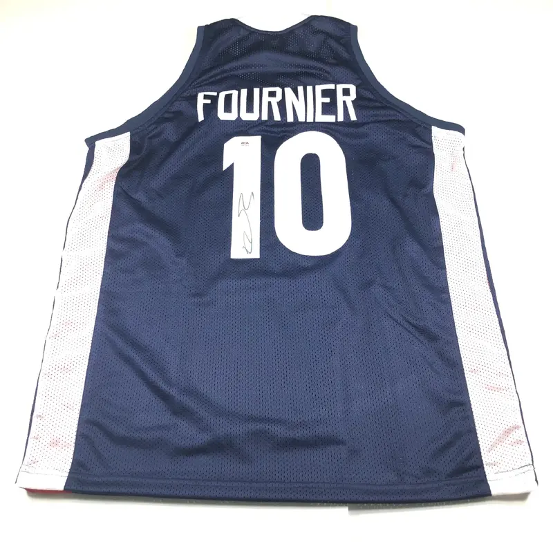 EVAN FOURNIER signed Jersey PSA/DNA France Autographed