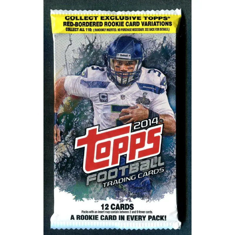 2014 Topps Football Unopened Pack (Retail) (12)