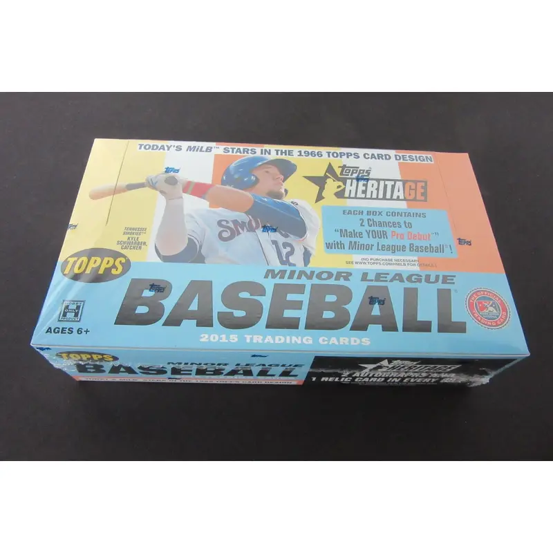 2015 Topps Heritage Minor League Baseball Box (Hobby) (24/9)