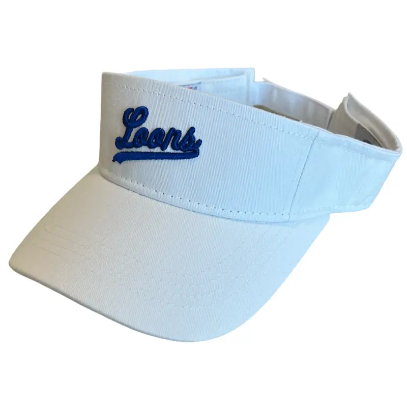 Great Lakes Loons Bimm Ridder White Dodger Mashup Adjustable Visor