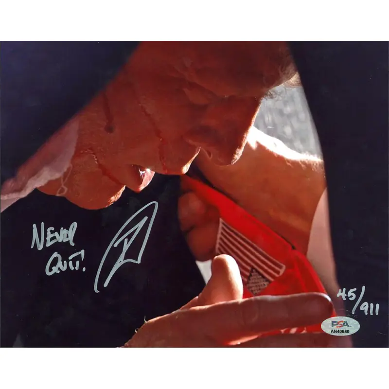 Robert O'Neill "Never Quit!" Authentic Signed 8x10 Photo PSA/DNA #AN40680
